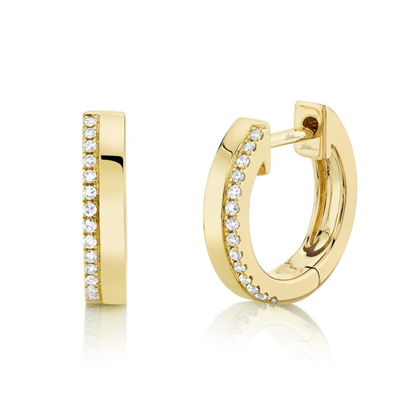 ピアス STONEHENgE Connection 14K Piercing Shiny 0.08CT DIAMOND HUGGIE EARRING – Shy Creation