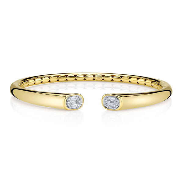 0.20CT DIAMOND BAGUETTE BANGLE