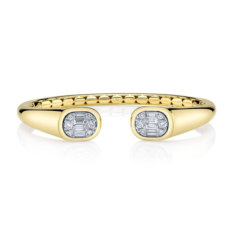 1.10CT DIAMOND BAGUETTE BANGLE