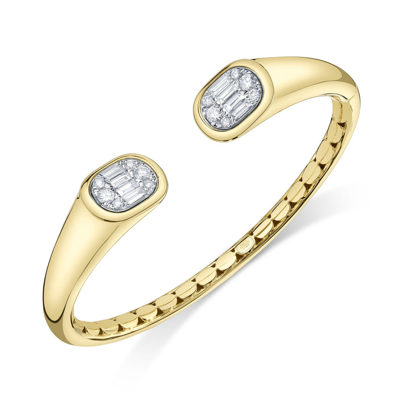 1.10CT DIAMOND BAGUETTE BANGLE