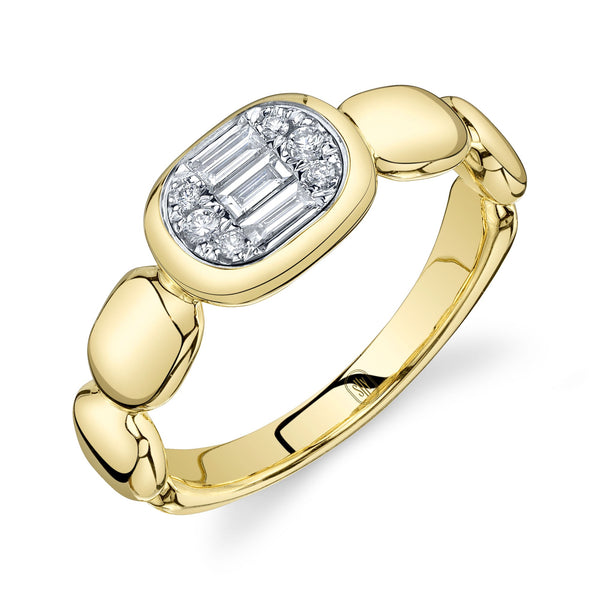 0.20CT DIAMOND BAGUETTE RING