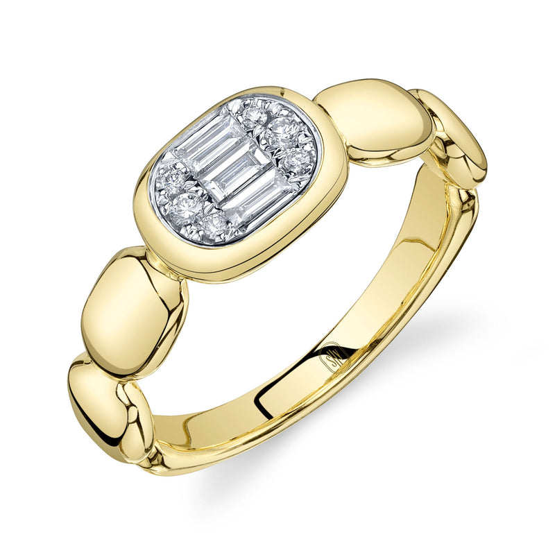 0.20CT DIAMOND BAGUETTE RING