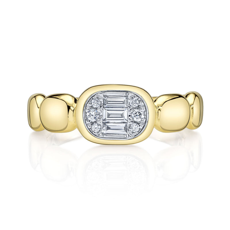 0.20CT DIAMOND BAGUETTE RING