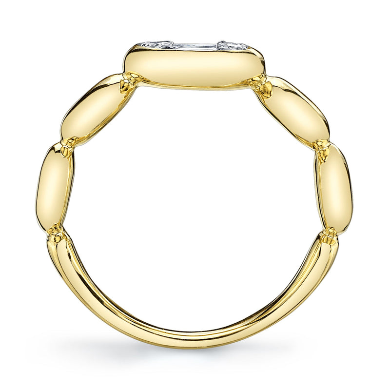 0.20CT DIAMOND BAGUETTE RING