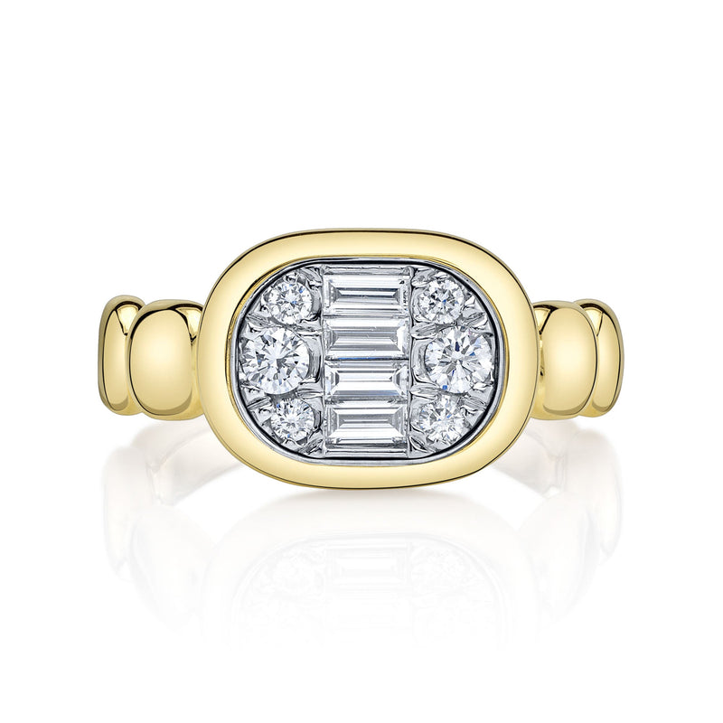 0.55CT DIAMOND BAGUETTE RING