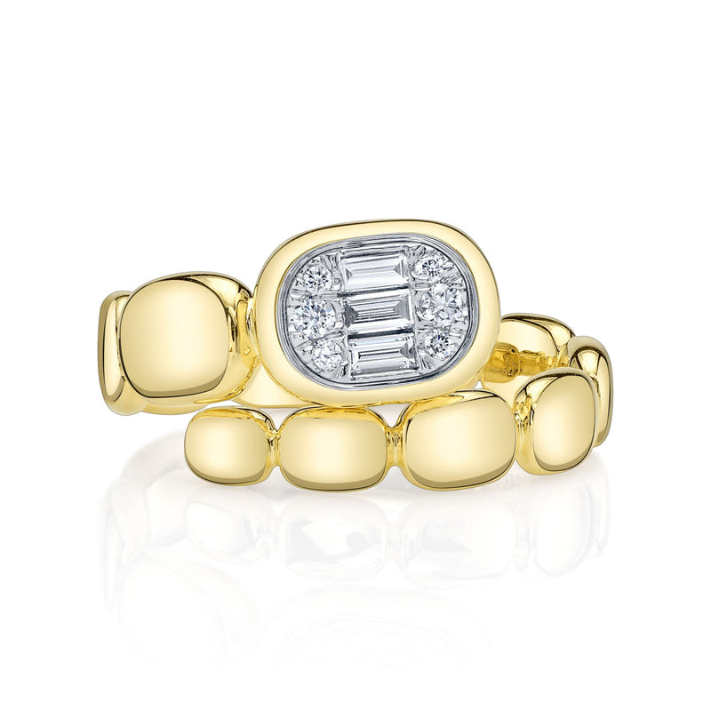 0.20CT DIAMOND BAGUETTE RING