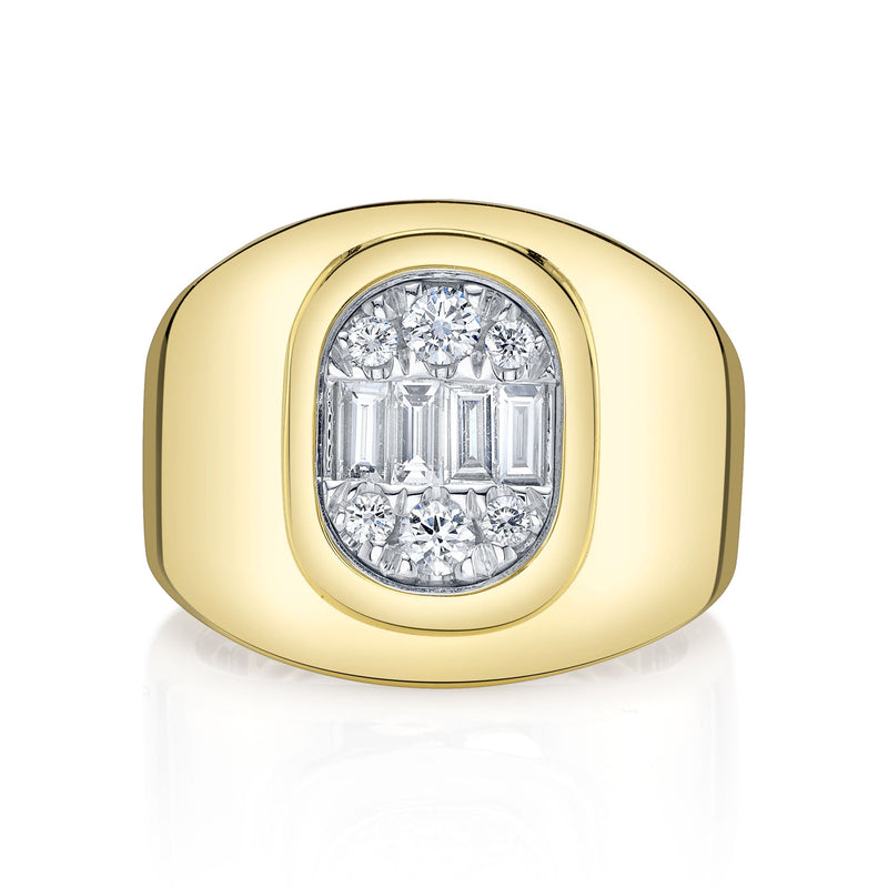 0.55CT DIAMOND BAGUETTE RING