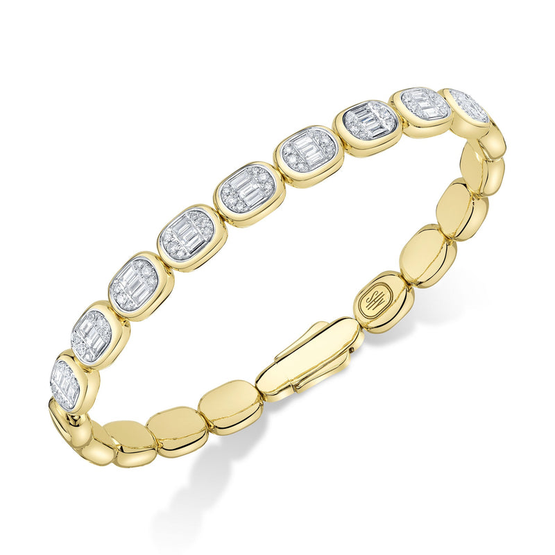 1.00CT DIAMOND BAGUETTE BANGLE