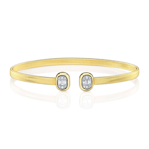 0.20CT DIAMOND BAGUETTE BANGLE