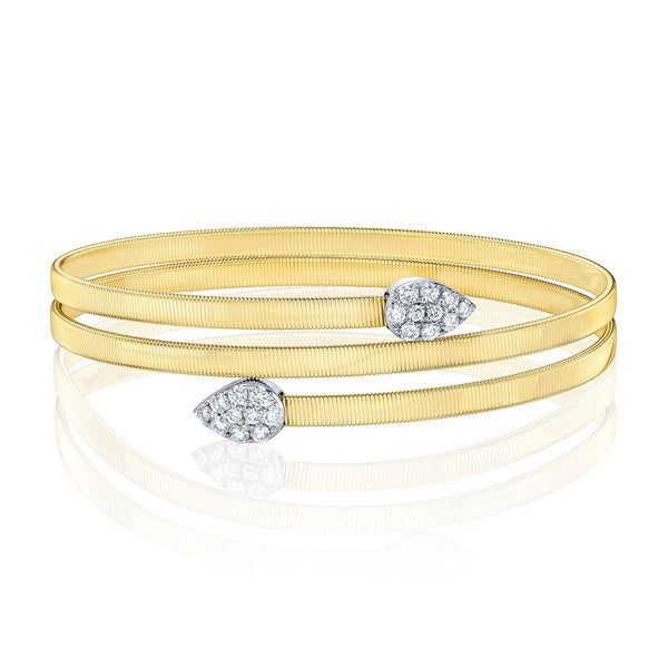0.55CT DIAMOND PAVE BANGLE