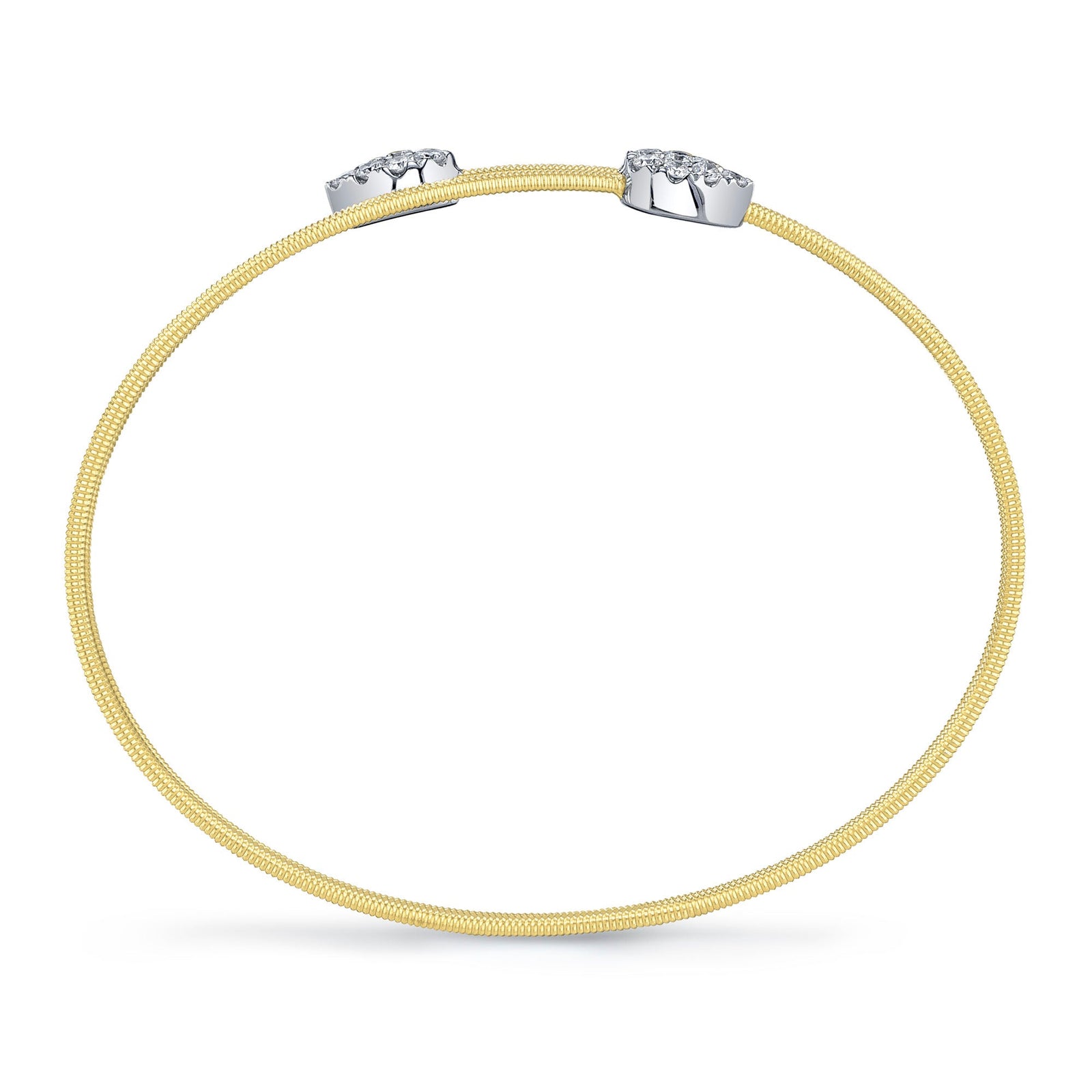 0.44CT DIAMOND PAVE BANGLE – Shy Creation