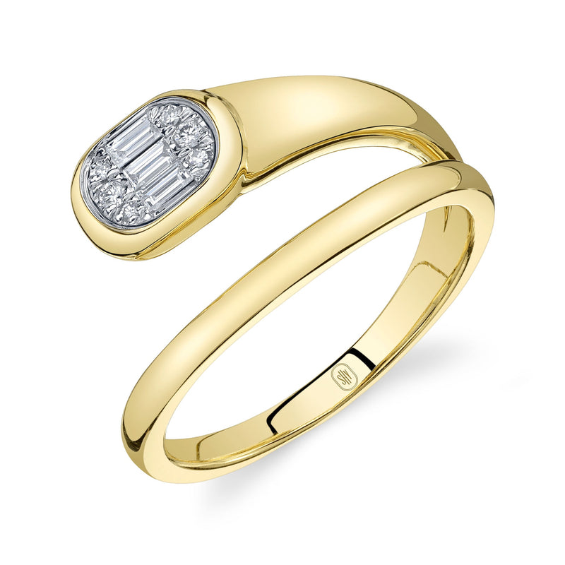 0.10CT DIAMOND BAGUETTE RING