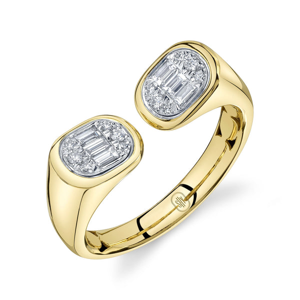 0.20CT DIAMOND BAGUETTE RING