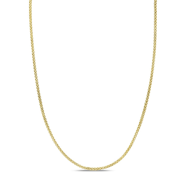0.06CT DIAMOND MEN'S WHEAT CHAIN 2.5MM 22"