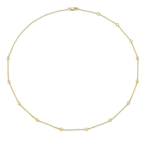 0.28CT 18" DIAMONDS BY THE YARD CHAIN