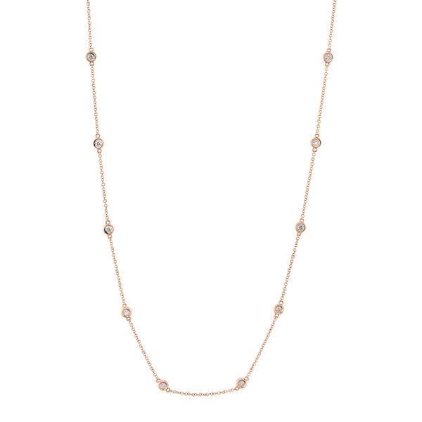 0.28CT 18" DIAMONDS BY THE YARD CHAIN