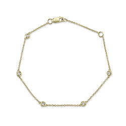 0.13CT 7" DIAMONDS BY THE YARD BRACELET