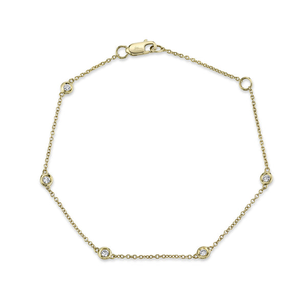 0.13CT 7" DIAMONDS BY THE YARD BRACELET