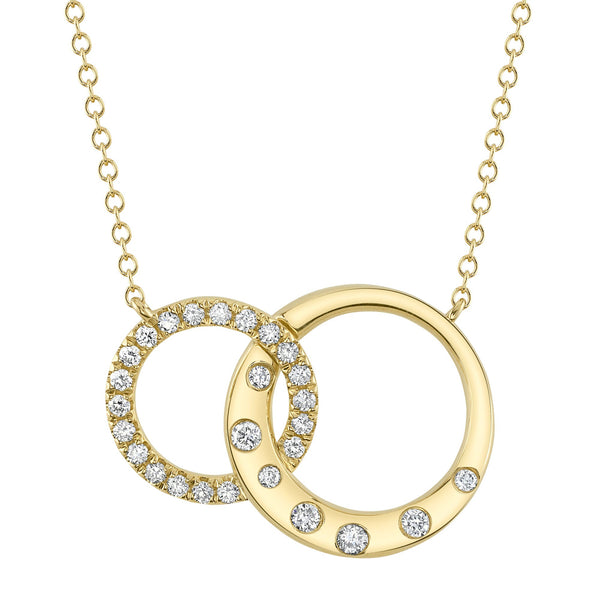 0.25CT DIAMOND CIRCLE NECKLACE