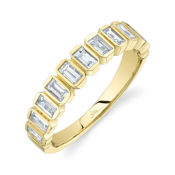 0.78CT DIAMOND BAGUETTE BAND