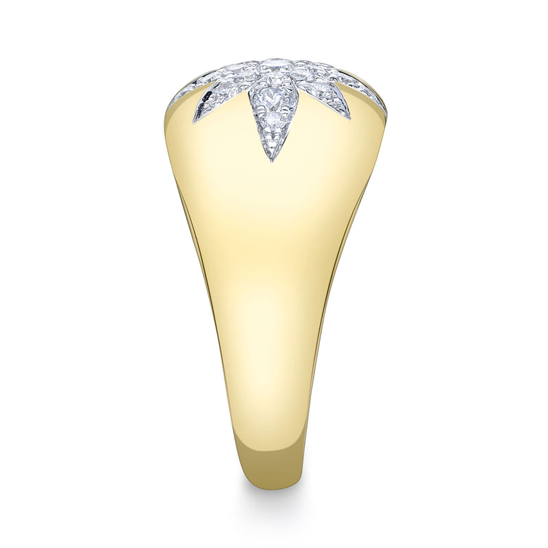 0.33CT DIAMOND STAR RING