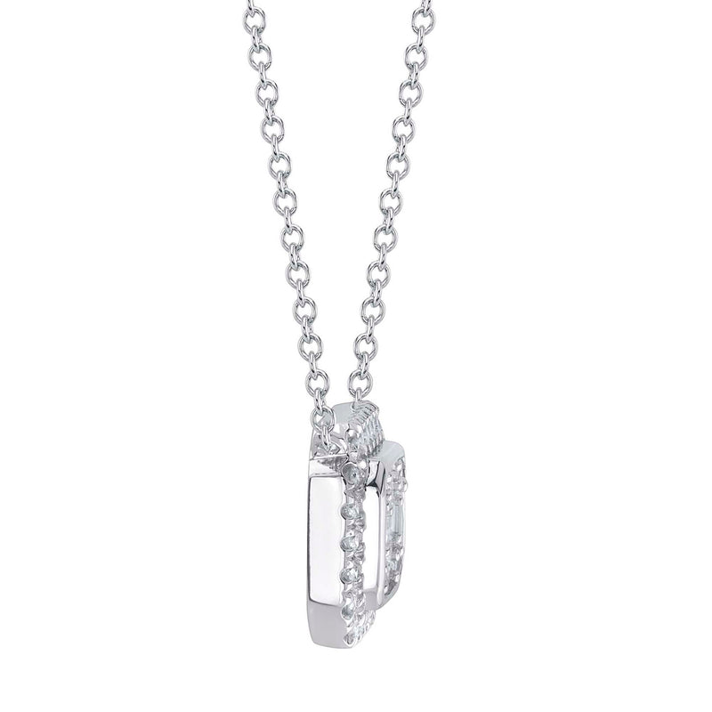 0.41CT DIAMOND BAGUETTE NECKLACE
