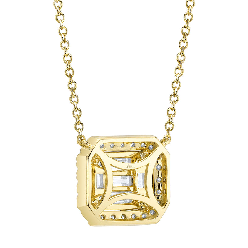 0.41CT DIAMOND BAGUETTE NECKLACE