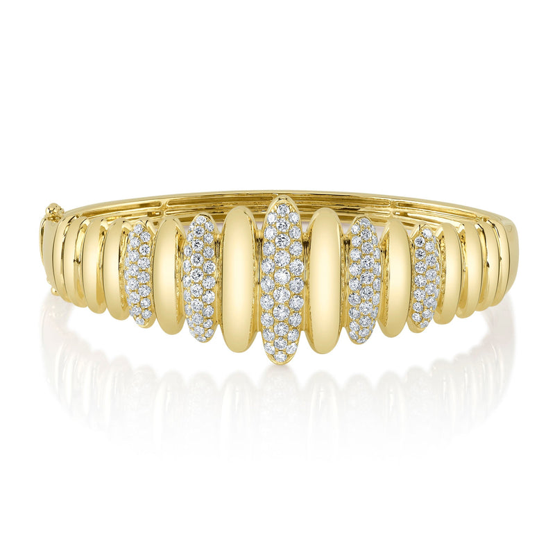 2.19CT DIAMOND PAVE BANGLE