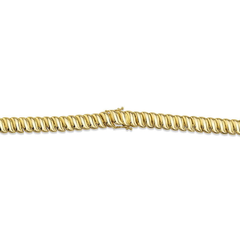 1.77CT DIAMOND RIBBED NECKLACE