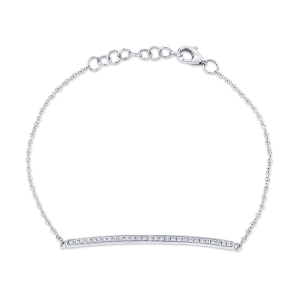 0.17CT DIAMOND BAR BRACELET