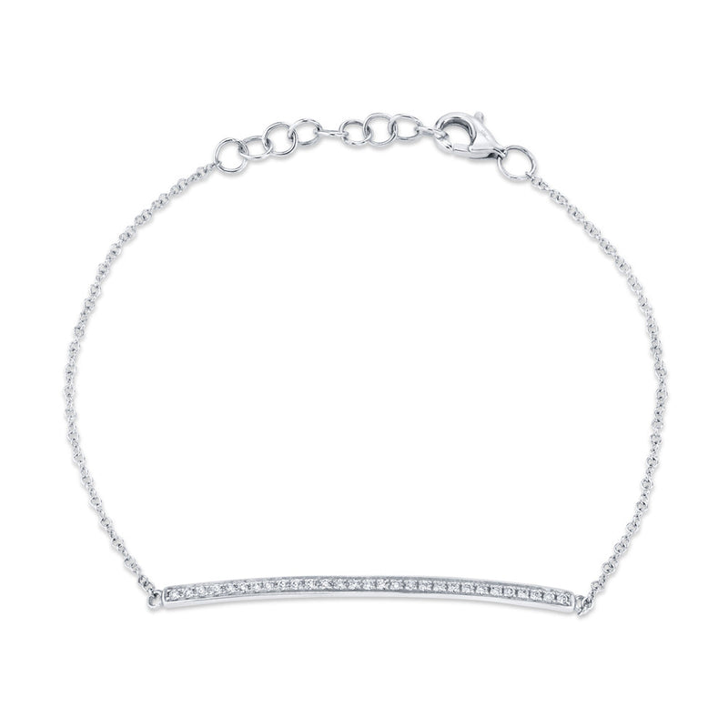 0.17CT DIAMOND BAR BRACELET