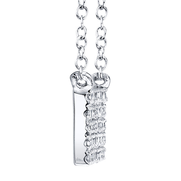 0.25CT DIAMOND PAVE NECKLACE