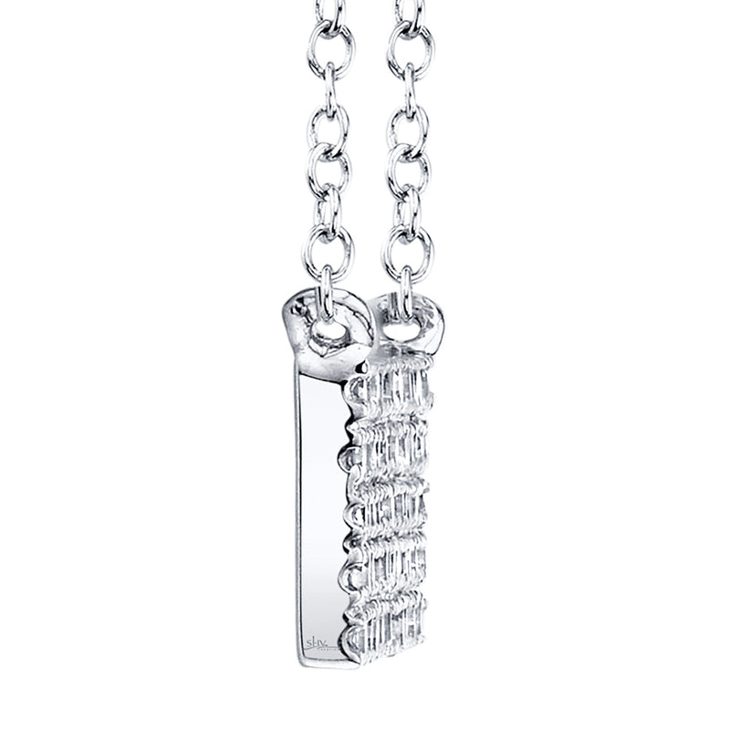 0.25CT DIAMOND PAVE NECKLACE