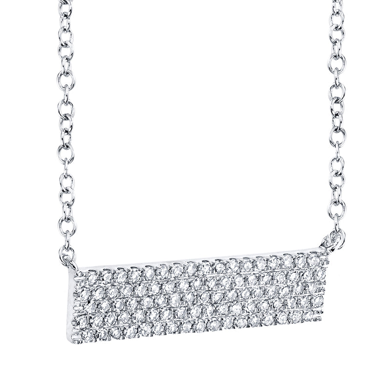 0.25CT DIAMOND PAVE NECKLACE