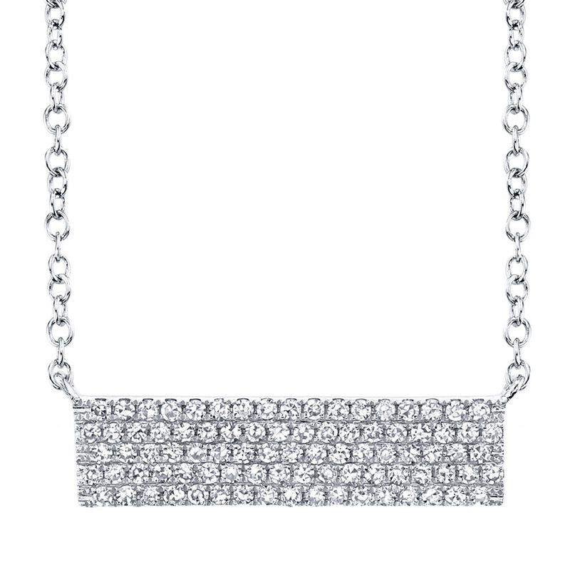 0.25CT DIAMOND PAVE NECKLACE