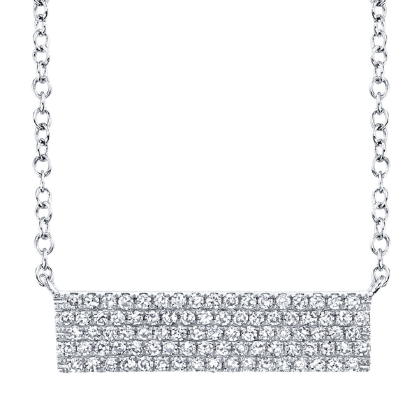 0.25CT DIAMOND PAVE NECKLACE