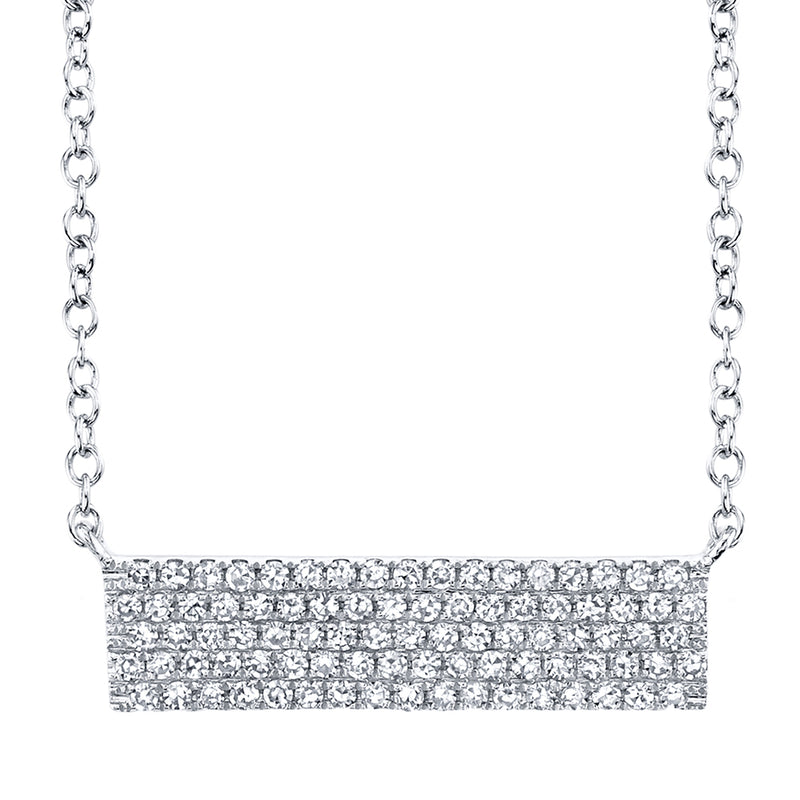 0.25CT DIAMOND PAVE NECKLACE