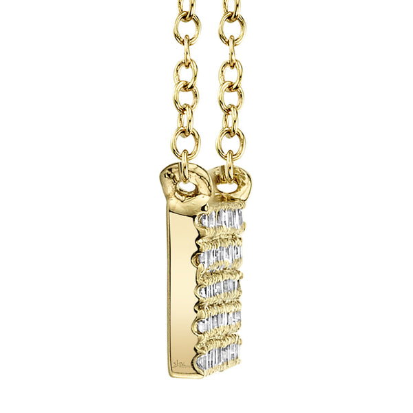 0.25CT DIAMOND PAVE NECKLACE