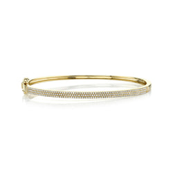0.52CT DIAMOND PAVE BANGLE