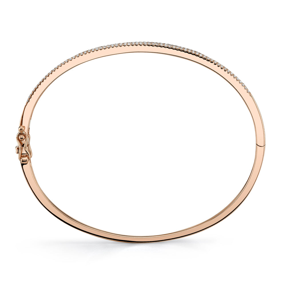 0.52CT DIAMOND PAVE BANGLE – Shy Creation