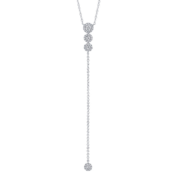 0.29CT DIAMOND LARIAT NECKLACE