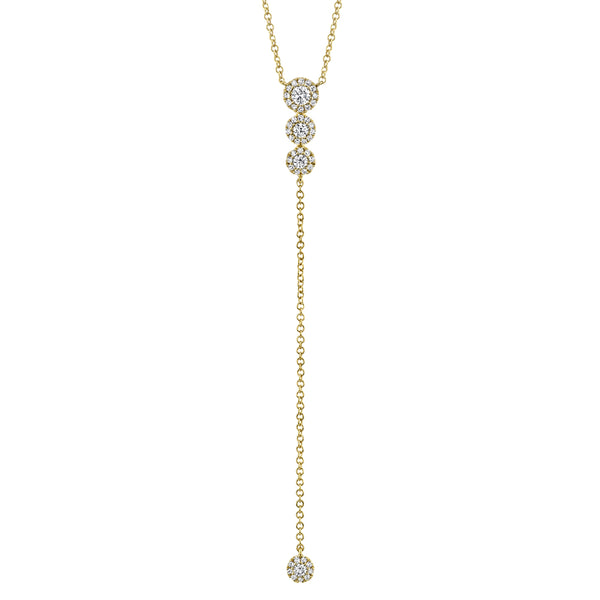 0.29CT DIAMOND LARIAT NECKLACE