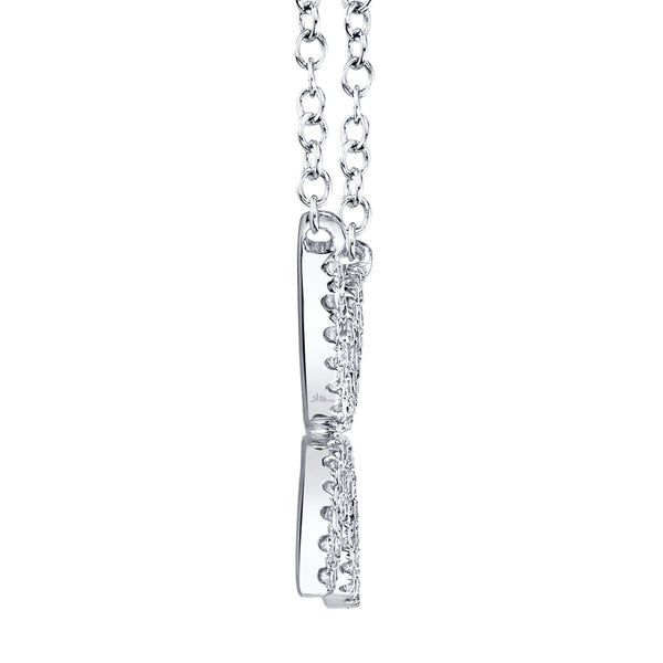 0.20CT DIAMOND FLOWER NECKLACE