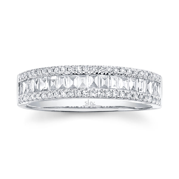 0.55CT DIAMOND BAGUETTE BAND