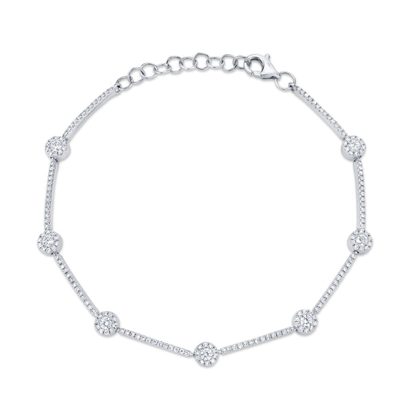 0.88CT DIAMOND BRACELET