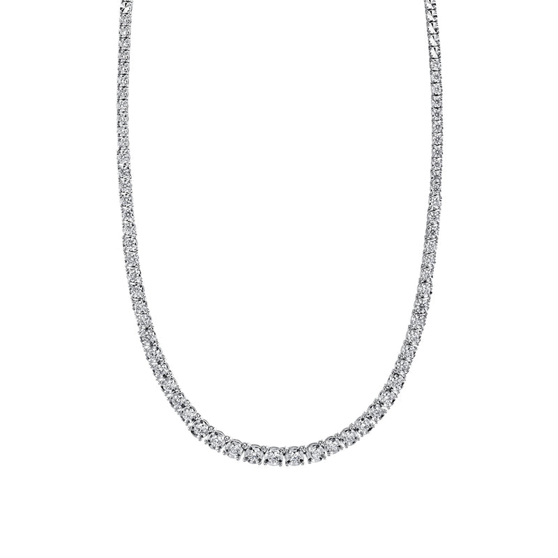 4.39CT DIAMOND TENNIS NECKLACE