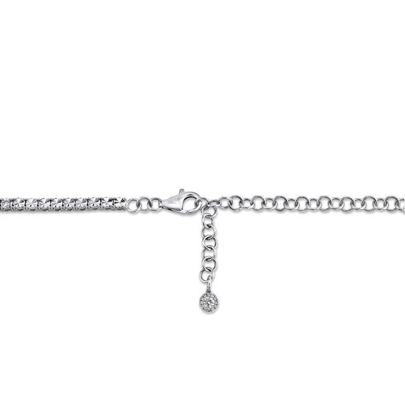 4.39CT DIAMOND TENNIS NECKLACE