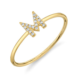 0.05CT DIAMOND RING - INITIAL M