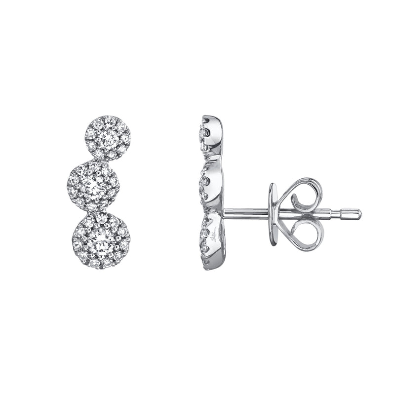 0.36CT DIAMOND STUD EARRING
