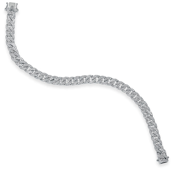 1.69CT DIAMOND PAVE LINK BRACELET